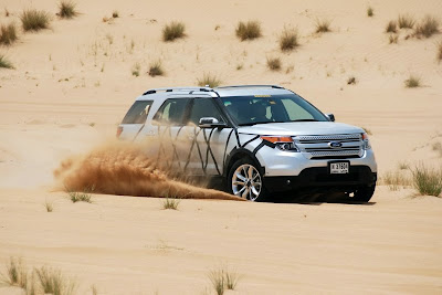 2012 model Explorer in Dubai spy photos