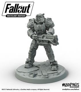 fallout miniatures game brotherhood of steel power armour