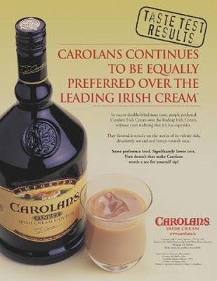 Carolans Irish cream liqueur