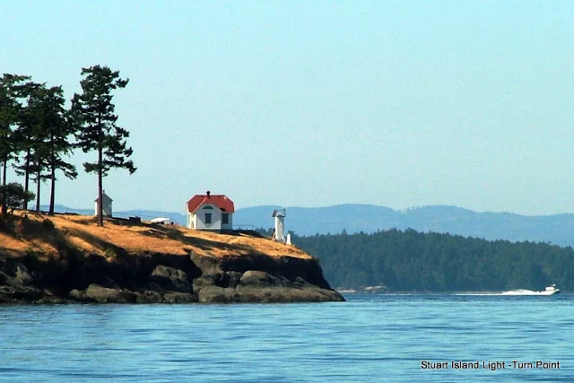 Turn Point lighthouse on Stuart Island in the San Juan's