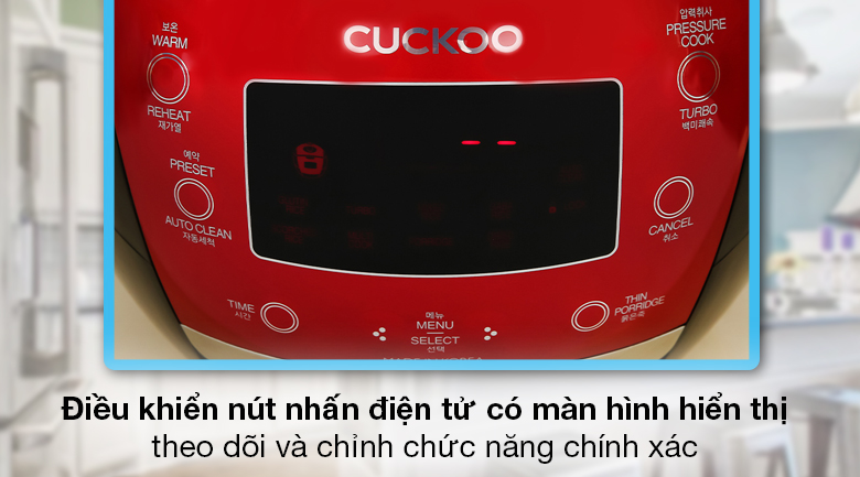 Nồi cơm áp suất cao tần Cuckoo CRP-HUS1000F 1.8 lít