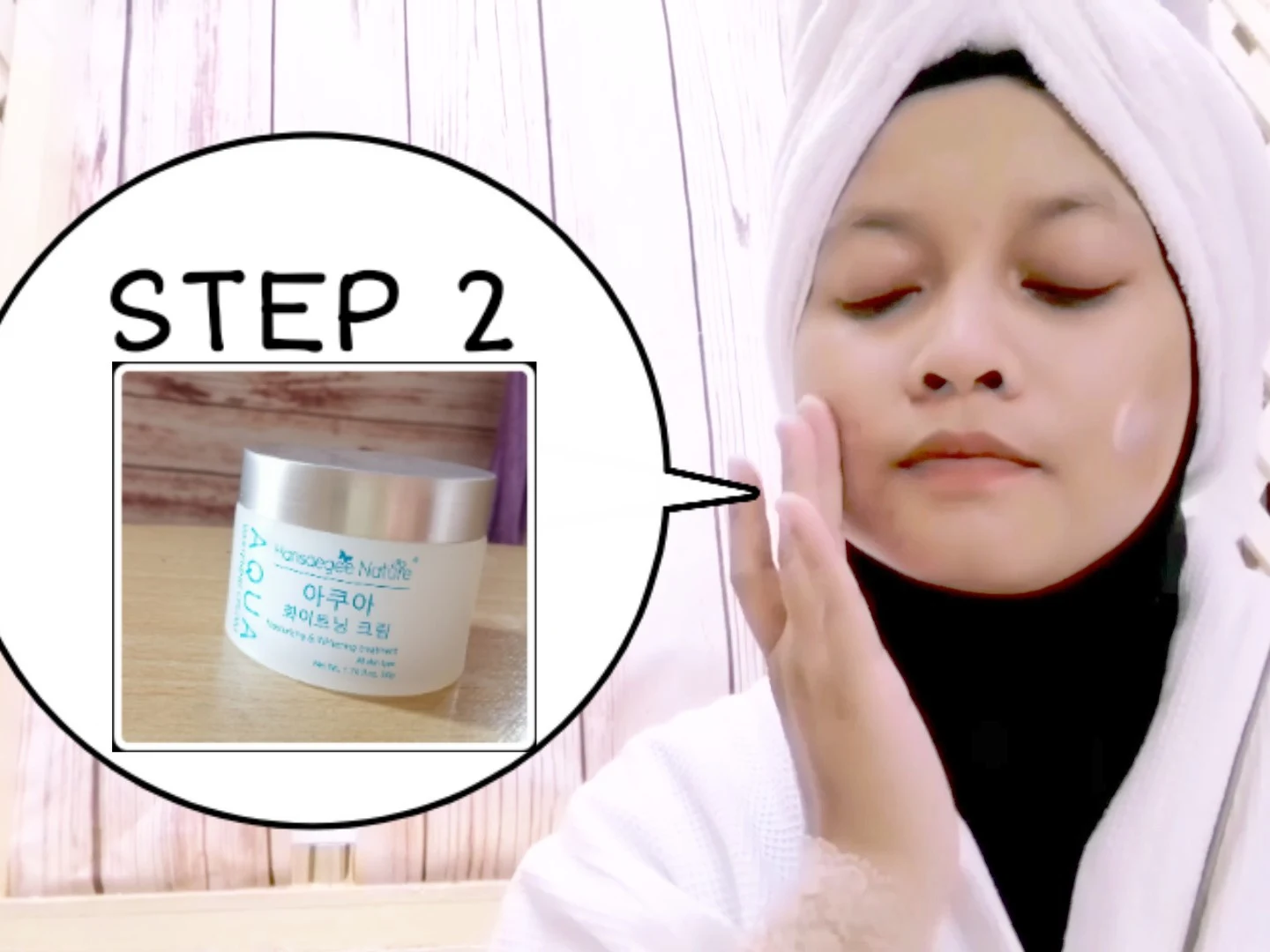 aqua whitening cream hansaegee review, Hansaegee 3-Steps Skincare Routine Buat Kulit Syu Jadi Segar Bermaya dan Glowing, aqua whitening cream, gold nano cc cream, aloe AC clean bubble cleanser