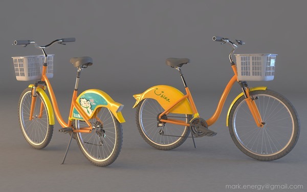 uBike 3D Render