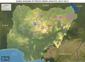 2009-yil iyuldan 2012-yilgacha bo`lgan Boko Haram xujumlari