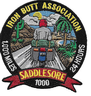 Iron Butt Association Saddle Sore 1000
