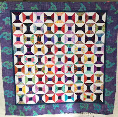 Cotton Reel Quilt by Natalie, quilted by Frances Meredith