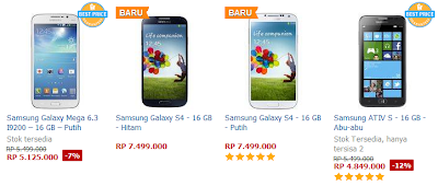 Daftar Harga dan Cara Pembelian    Hp Samsung Galaxy [NEW]