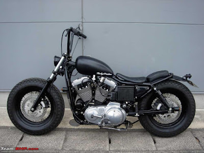 Modifikasi Motor Khas Bobber Keren