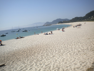 Playa de Rodas, Islas Cíes, julio 2012