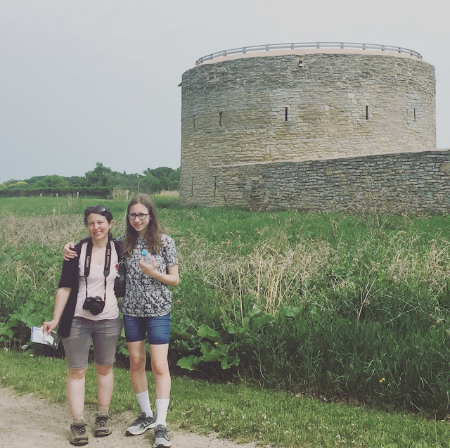 Fort Snelling's round tower yields to a magnificent view