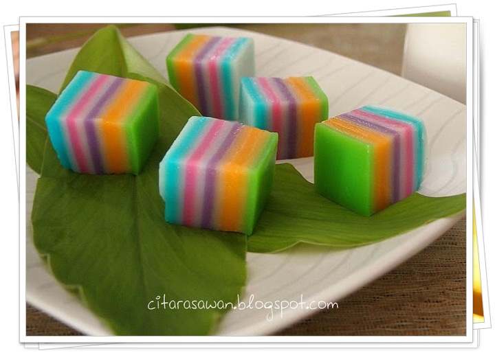 Kuih Lapis Pelangi ~ ::Koleksi Resepi::