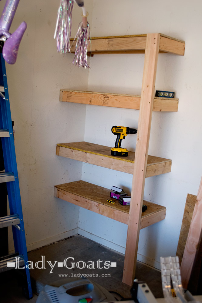 Diy Garage Shelves 2x4 One giant leap garage