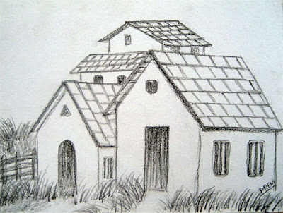 Very Easy House Drawing