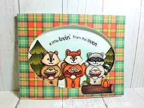 Sunny Studio Stamps: Woodsy Creatures Fall Card by Challenge Winner Stephanie Davis.