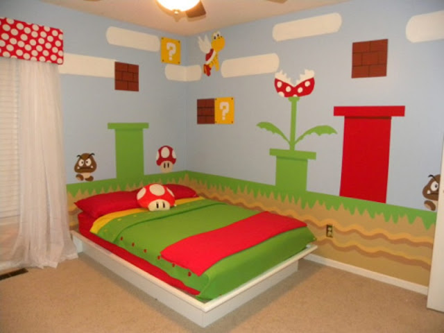 Super Mario Brothers Bedroom Decor - Home Bathroom Instagrams