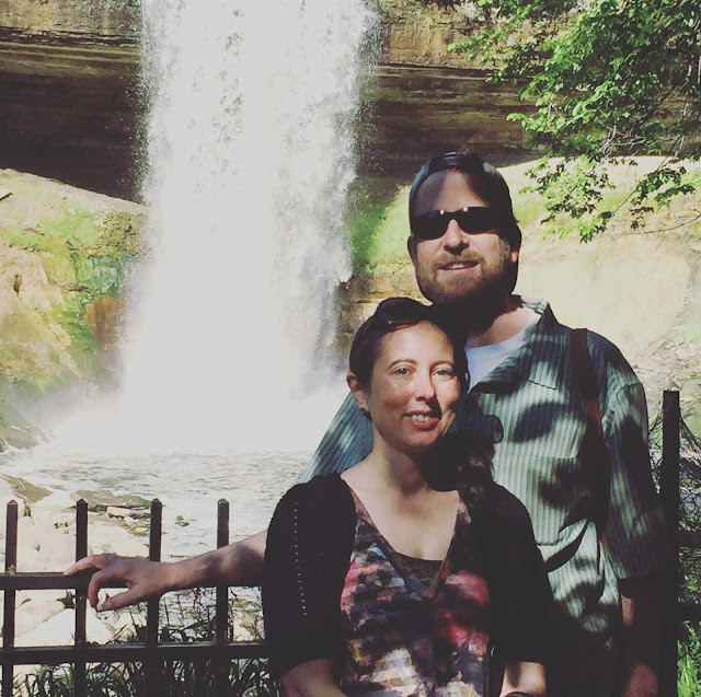 Who doesn't want to pose for a picture with Minnehaha Falls?