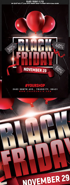  Black Friday Sale Flyer Template