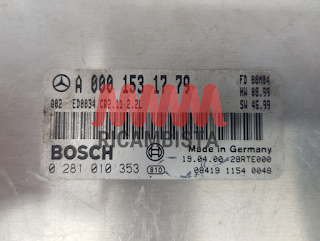 0281010353 A0001531779 Mercedes Classe C 2.2 centralina motore Bosch