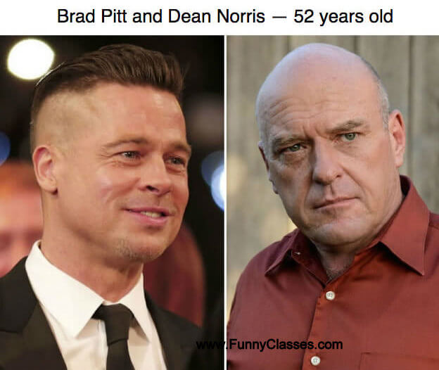 Brad Pitt and Dean Norris