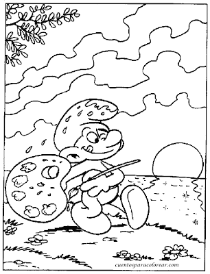 Smurf Coloring Pages