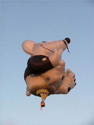 creative shape of hot air balloon