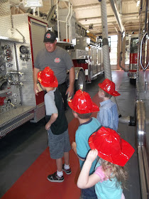 The Brown Eyes Have It: Fire truck birthday party