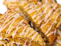 Double Glazed Pumpkin Scones