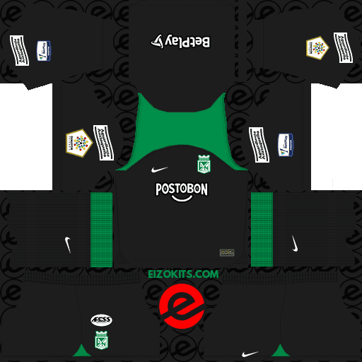 Atlético Nacional Kits 2023-2024 Nike - DLS Kits 2019 (Away)