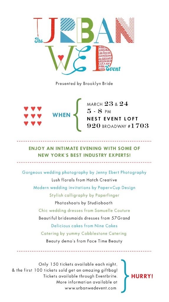 Brooklyn Bride's Urban Wed Event