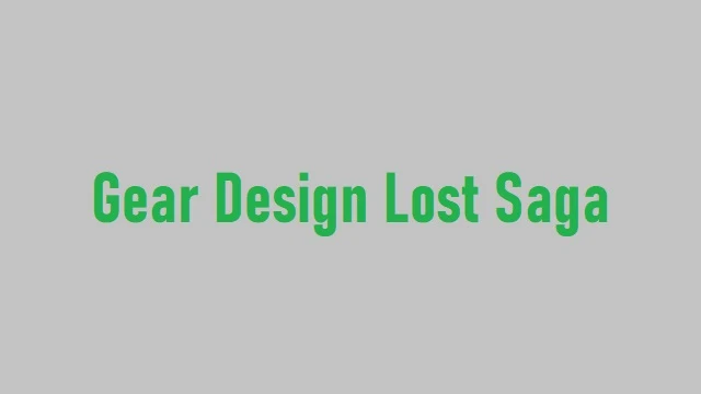 gear design lost saga arcanist