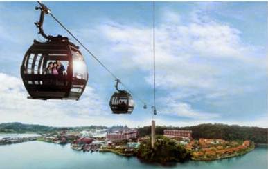 sentosa cable car