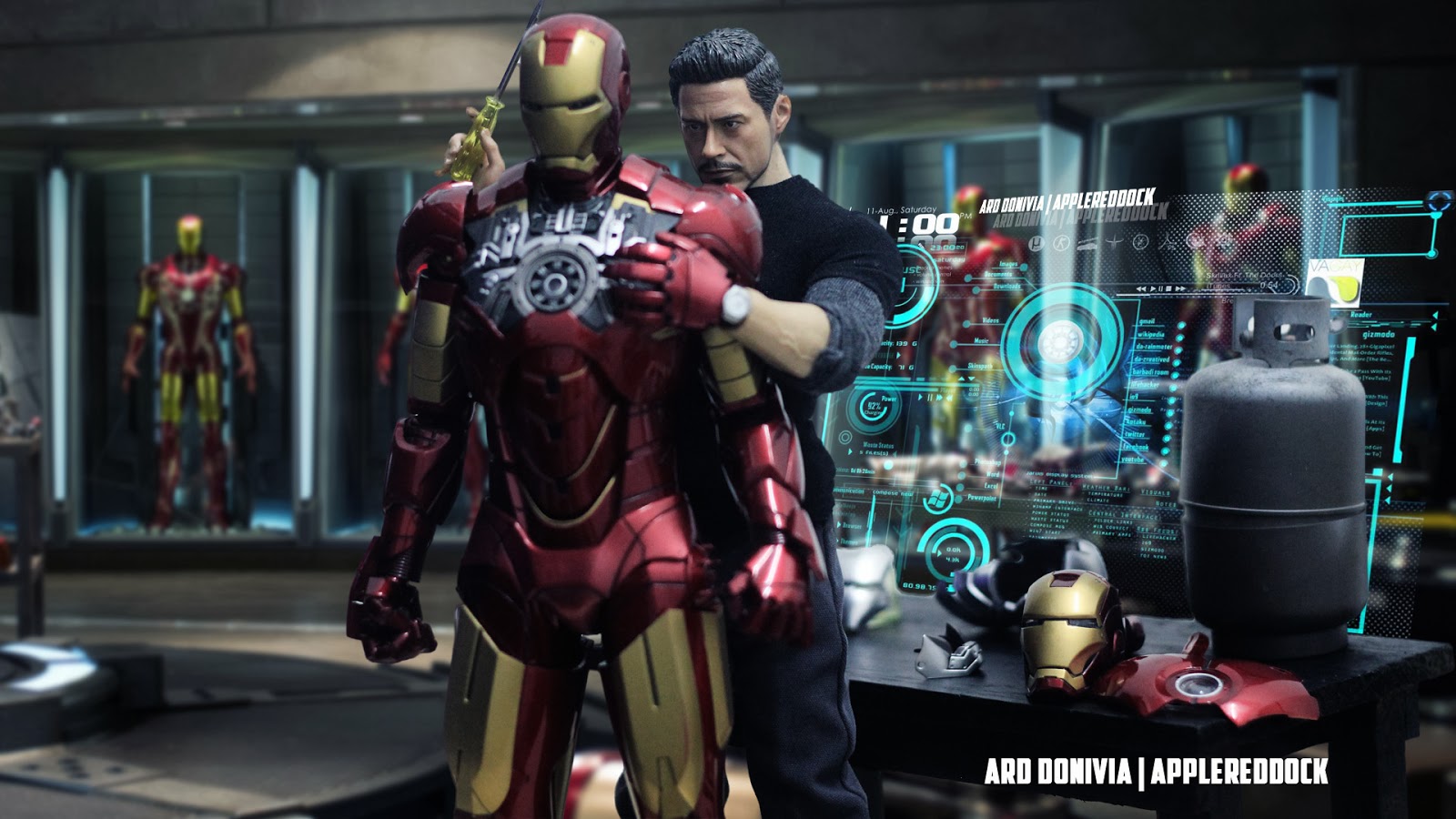 Iron Man Collection Update ~ Apple Red Dock - 1600 x 900 jpeg 232kB