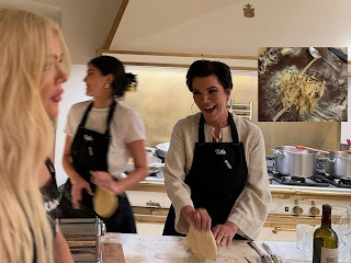 Kylie Jenner has Pasta-Making Class Party with family Kris, Khloe & friends During an Italian Getaway