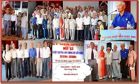 photo đoàn K33 hop mặt kỷ niệm 50 năm vượt trường sơn photo