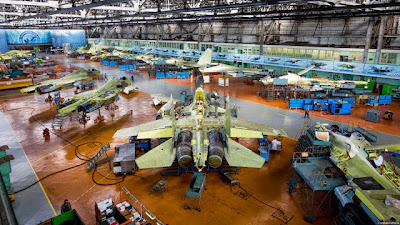 IRKUT Su -30SM fighter Assembly Plant 