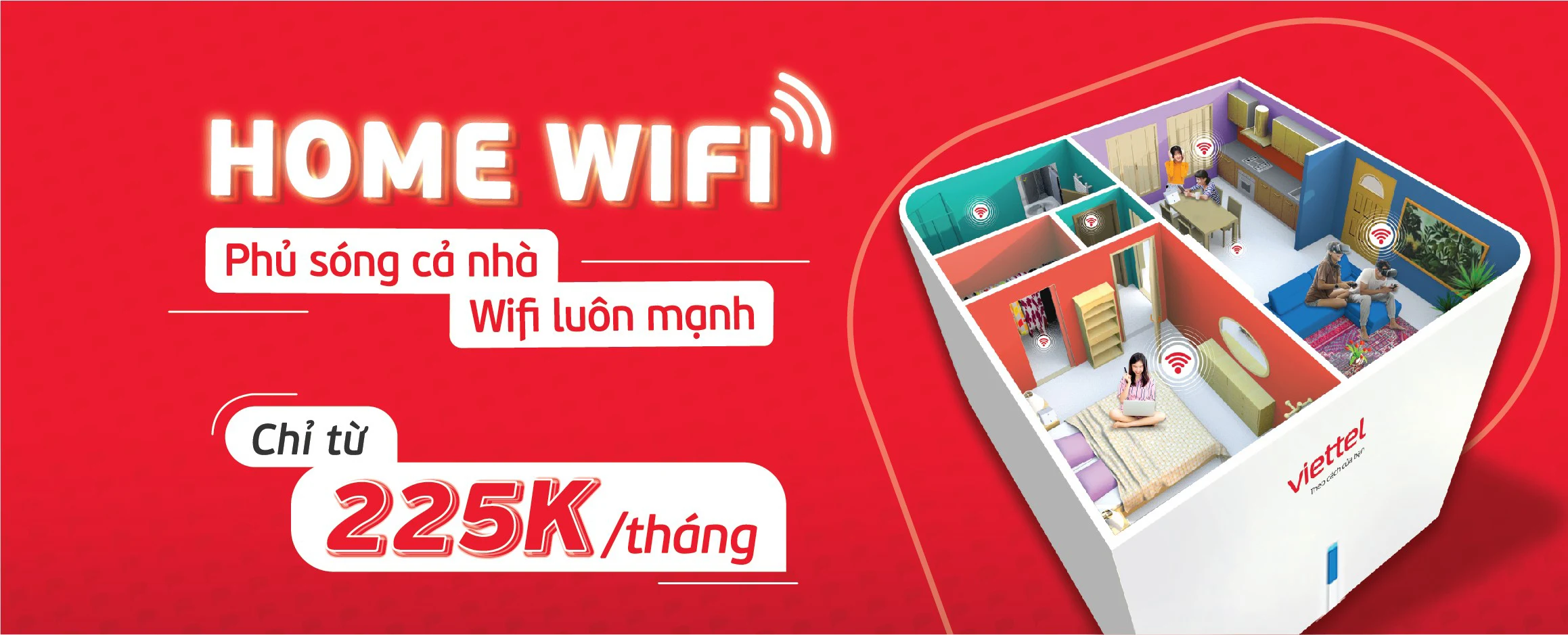 Lắp mạng Wifi Viettel tại Long Hồ