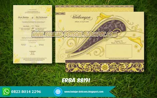 Download Settingan Blanko Undangan ERBA Lengkap Format Cdr