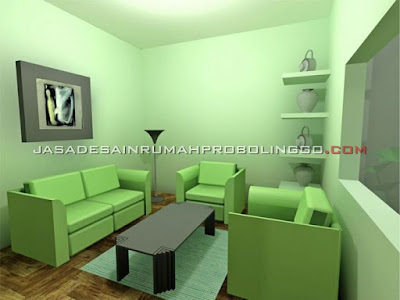 desain interior rumah yang nyaman dan terkesan lapang - ruang tamu