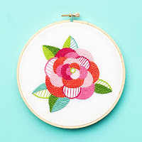 Beginner Rose pattern by Lolli and Grace as featured by floresita on Feeling Stitchy