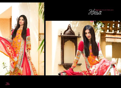 ZebAisha Premium Lawn SS 2015 Dresses