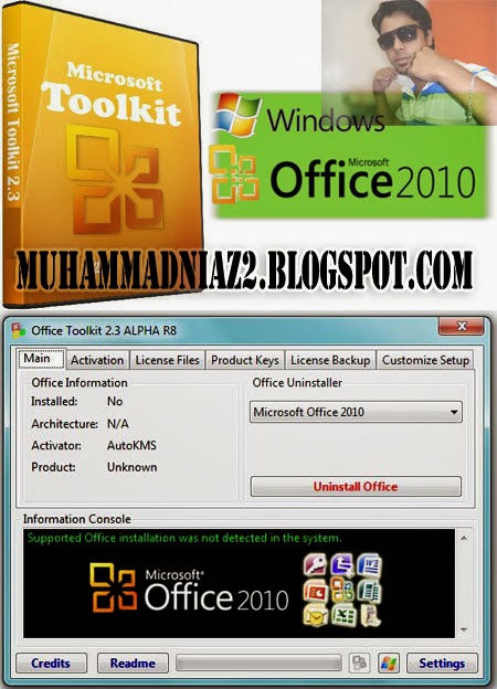 Microsoft Office 2010 Toolkit and EZ-Activator