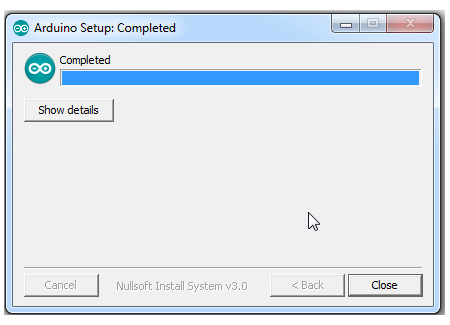 Instalasi Completed Arduino