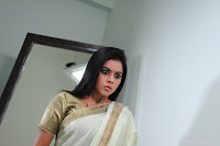 Poorna Hot Saree Stills in Avunu Movie