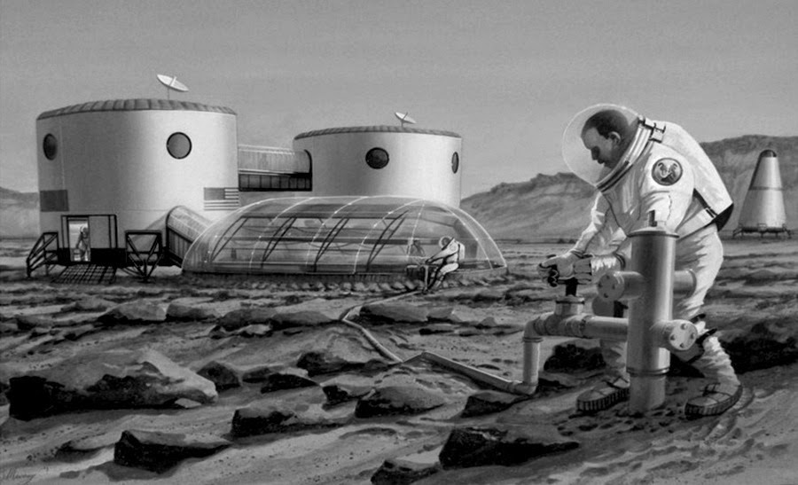Mars base by Georgi Petrov