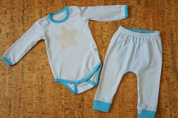 Боди со звездочкой из акриловой краски и штанишки для мальчика 74 размер