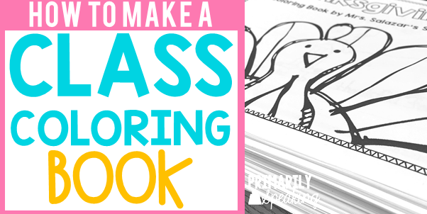 How to Make a Class Coloring Book