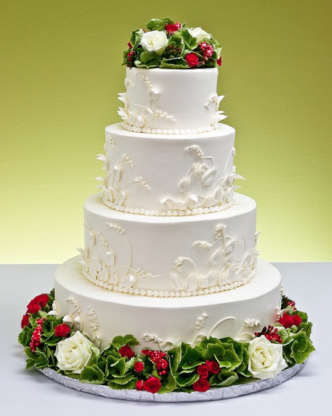 Winter Wedding Cakes There's several altered options for winter bells cakes