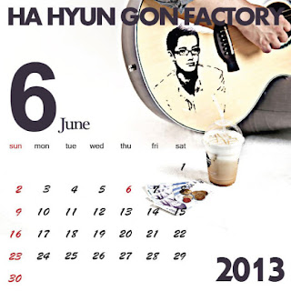 Ha Hyun Gon Factory (하현곤 팩토리) - 하팩 캘린더 2013년 6월