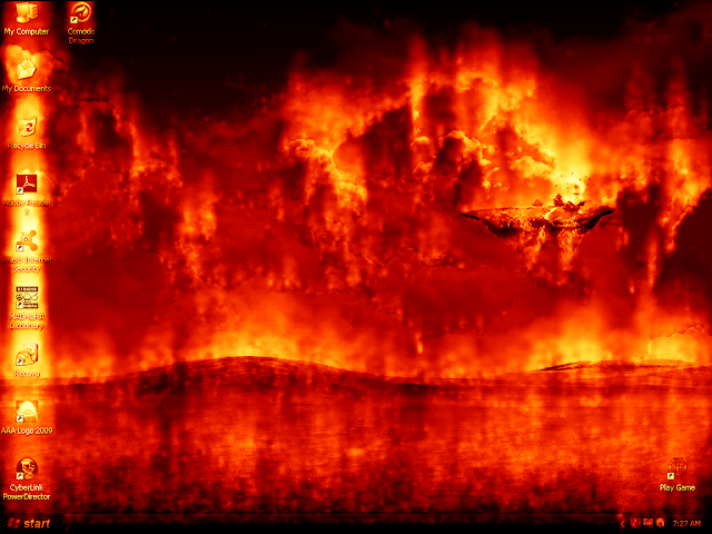 Flame Screen Saver