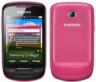 Samsung Corby II GT-S3850 Smartphone pics